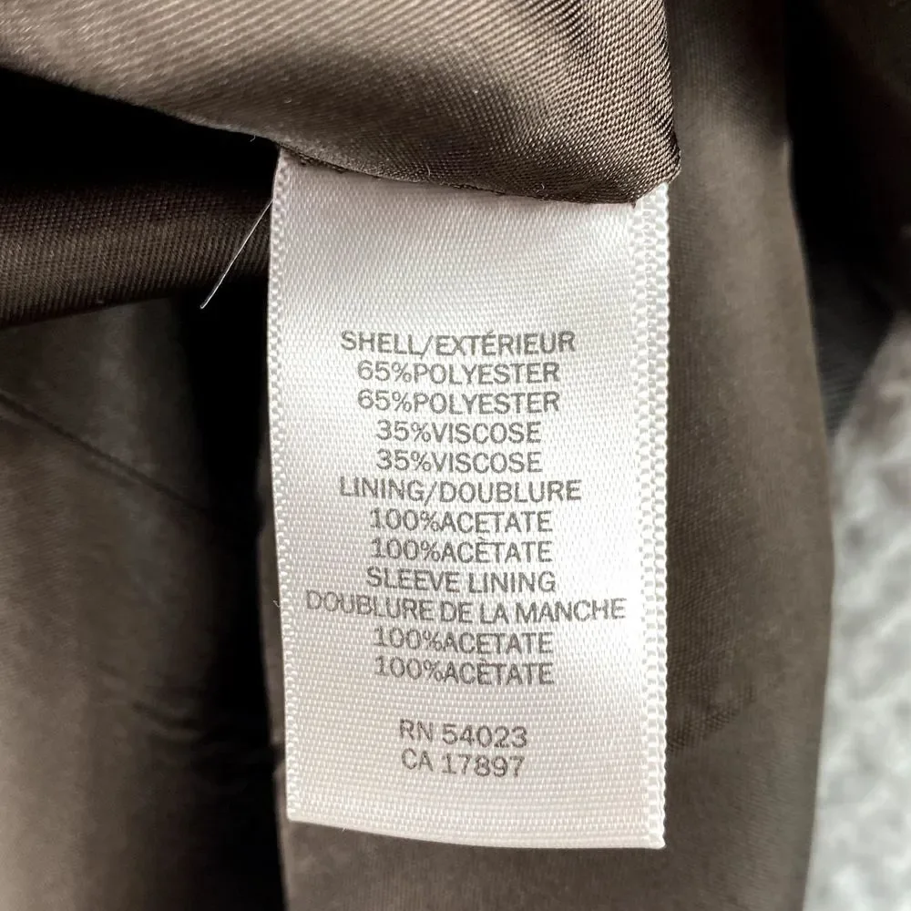 Banana Republic Blazer Mens 40R Brown Pinstripe Corpcore Bussiness Office Coat‎